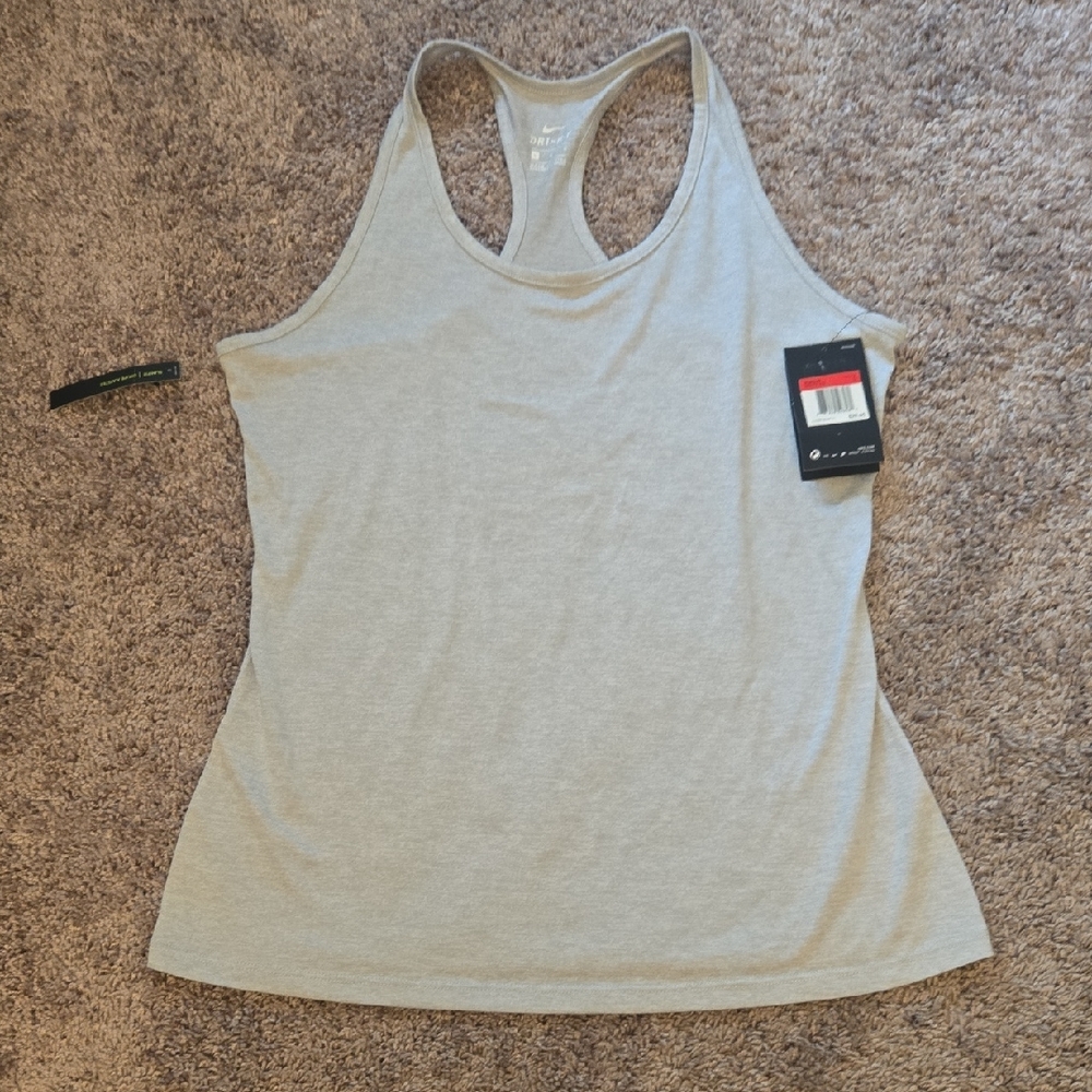 NWT Nike "Training" Dry-Fit Racerback Tank Top Size Large Slim Fit